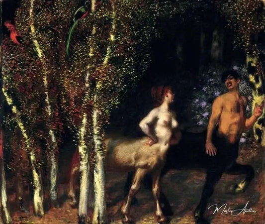 Dans la forêt enchantée - Franz von stuck Reproductions de tableaux à la peinture à l’huile