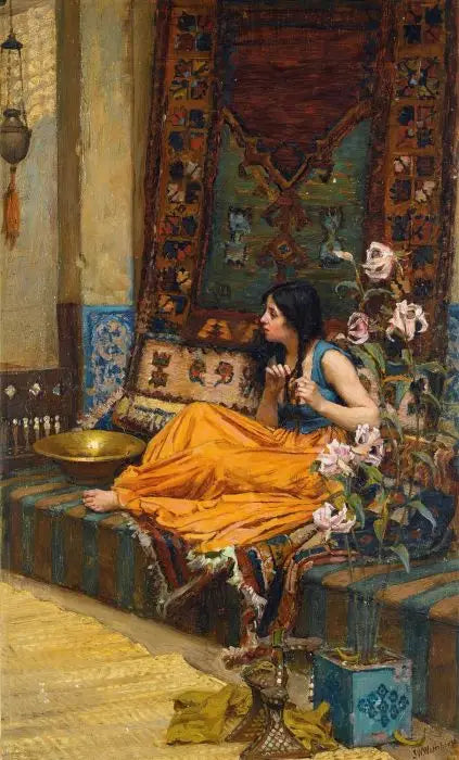 I haremet, en odalisque - John William Waterhouse