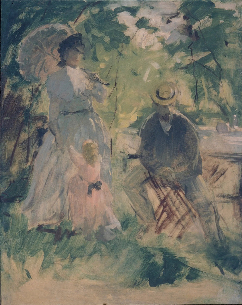 I trädgården - Berthe Morisot