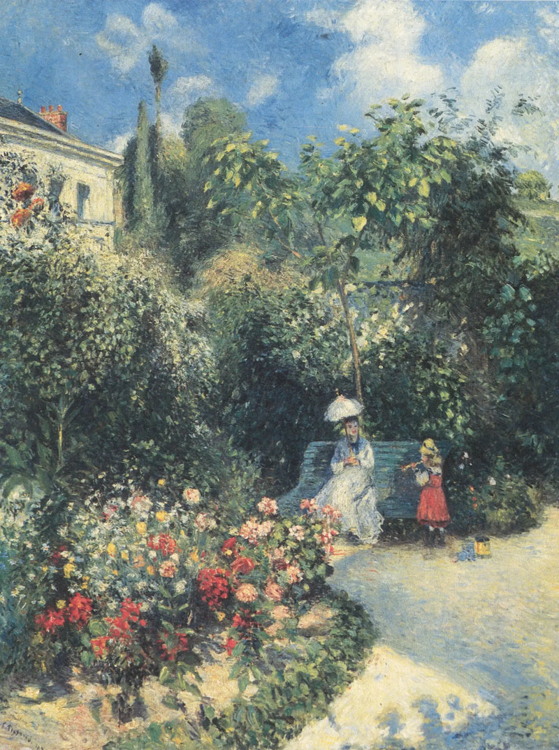 I Mathurins trädgård, Pontoise - Camille Pissarro