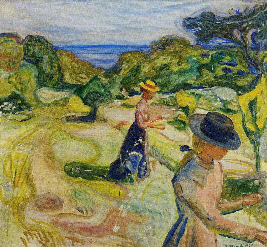 I trädgården - Edvard Munch