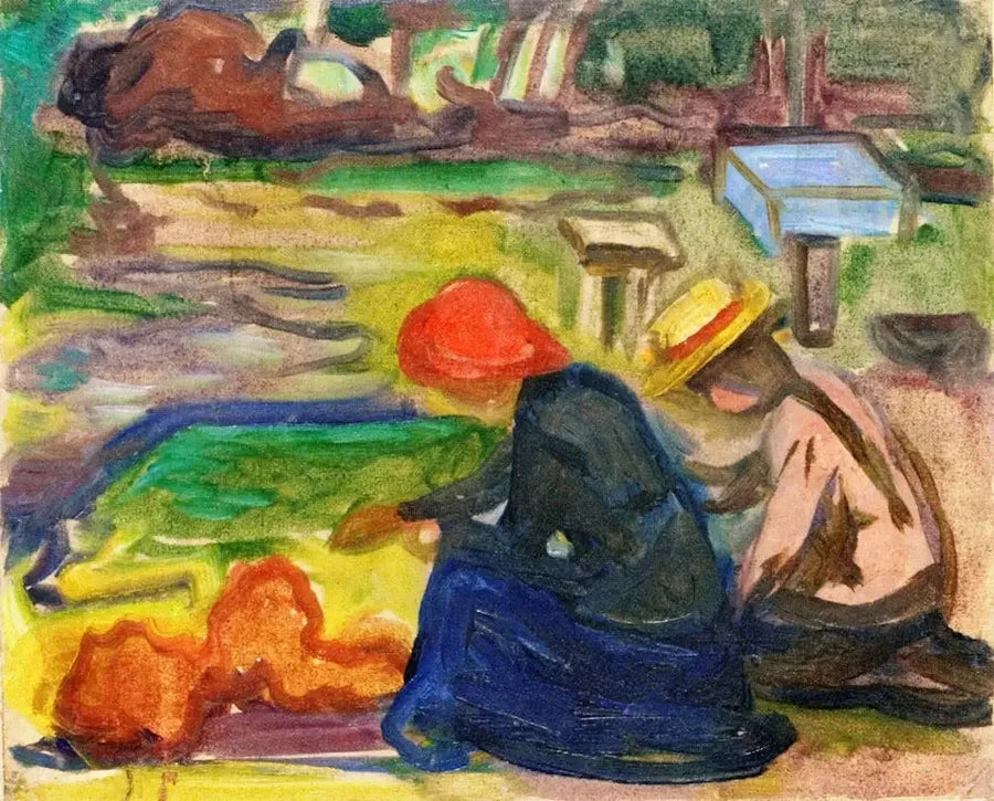 I trädgården - Edvard Munch