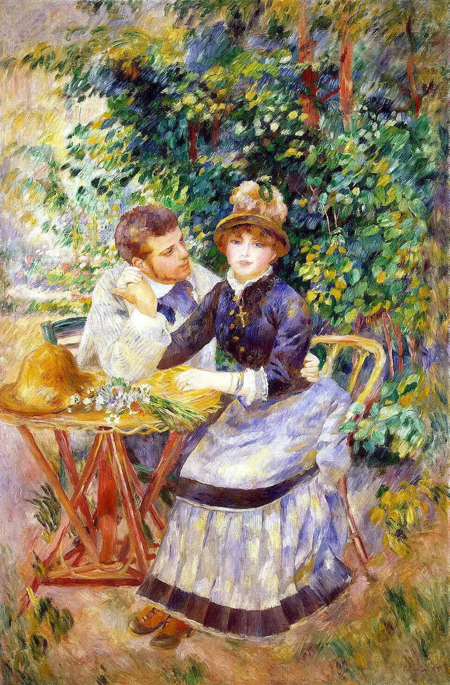 I trädgården - Pierre-Auguste Renoir