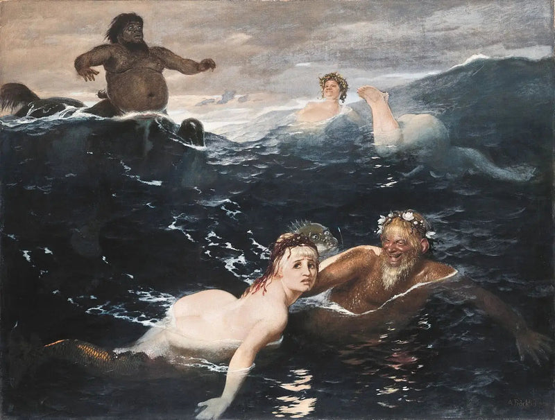 I vågornas spel - Arnold Böcklin