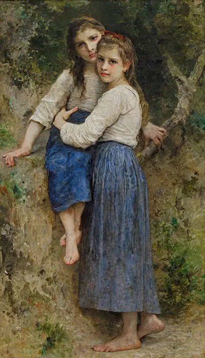 I skogen - Bouguereau