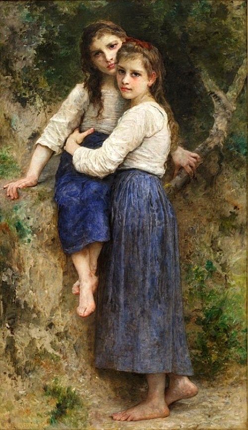 Dans les bois - Bouguereau
