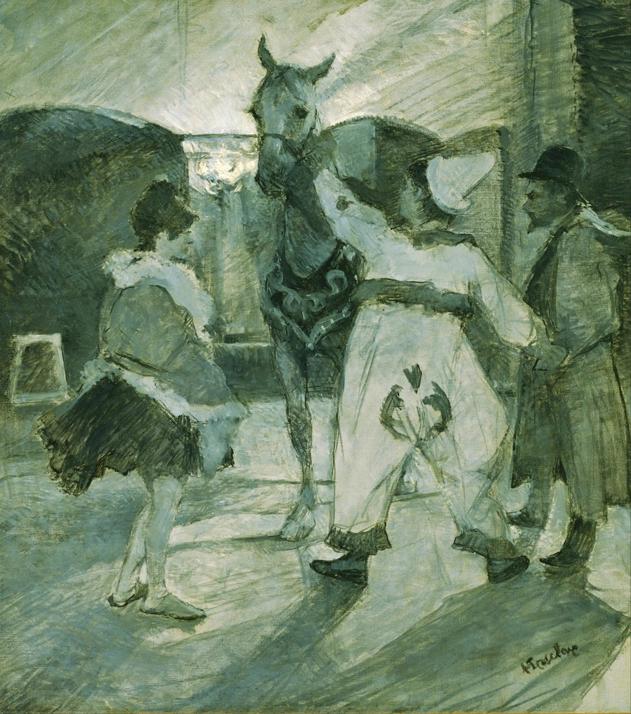 Bakom kulisserna på cirkusen - Henri de Toulouse-Lautrec