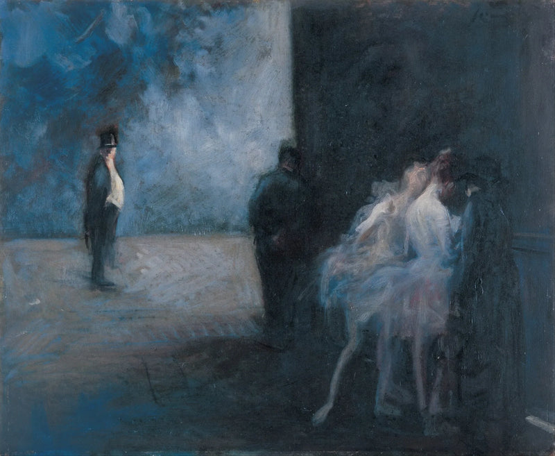 Bakom kulisserna – Symfoni i blått - Jean-Louis Forain