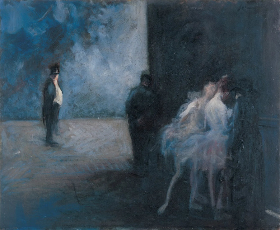 Bakom kulisserna – Symfoni i blått - Jean-Louis Forain
