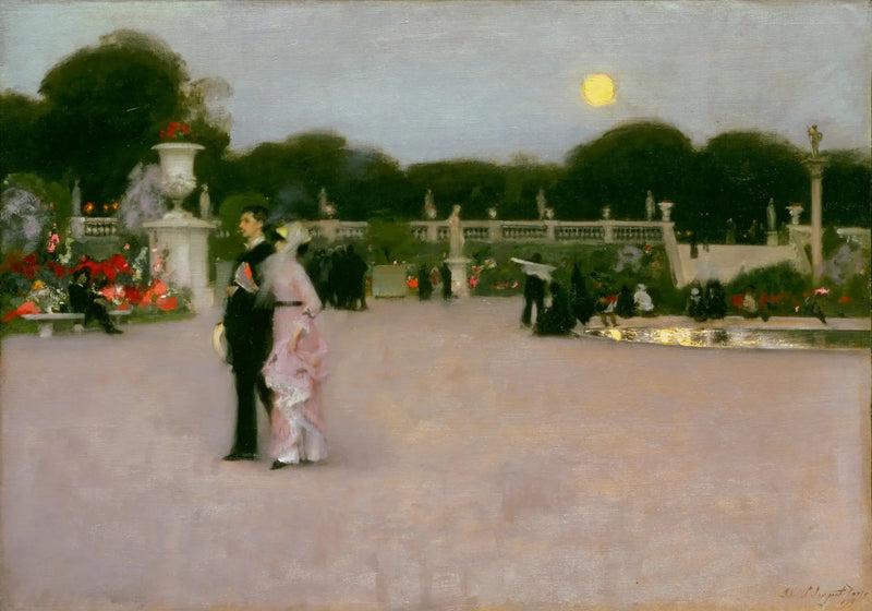 I Luxemburgträdgårdarna - John Singer Sargent