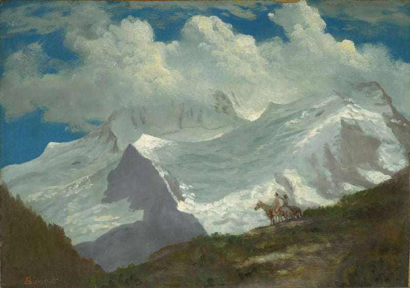 I Klippiga bergen - Albert Bierstadt