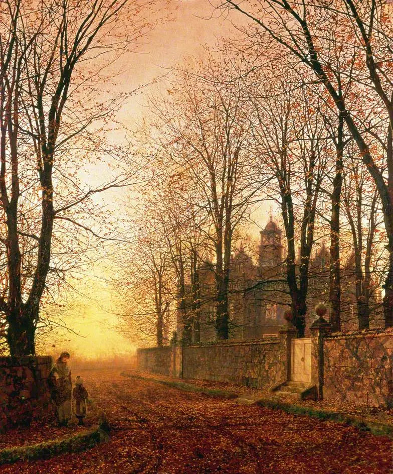 I gamla tider - John Atkinson Grimshaw