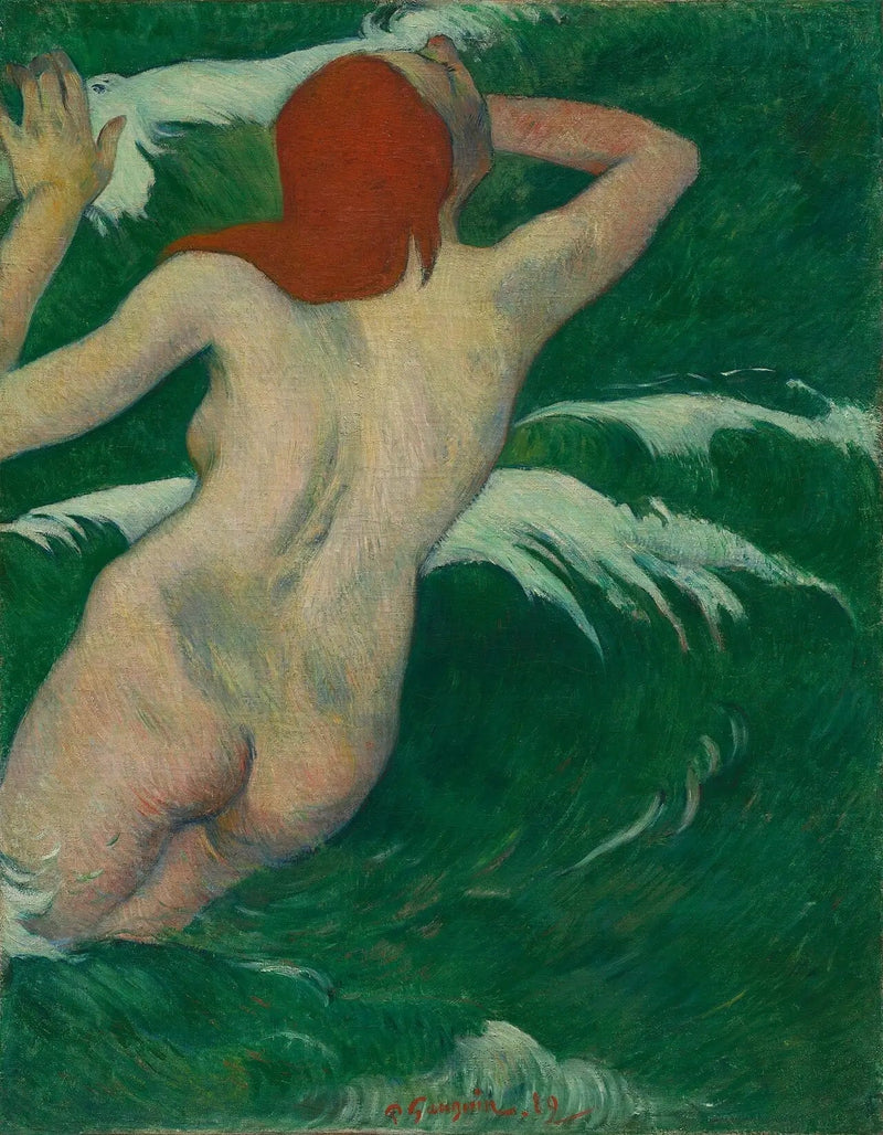 I vågorna - Paul Gauguin