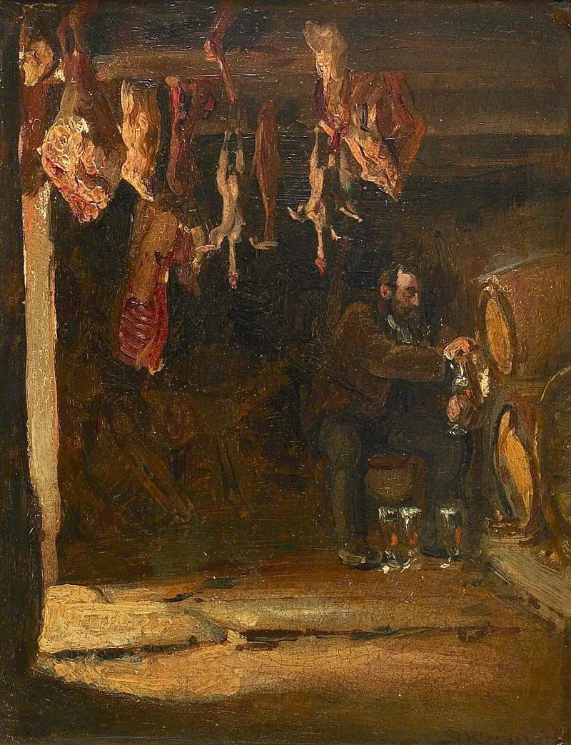 I en källare i Concarneau. - Peder Severin Krøyer