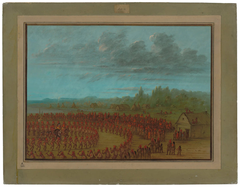 Saukiernas krigsdans - George Catlin
