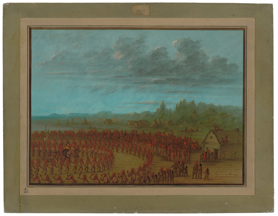 Saukiernas krigsdans - George Catlin