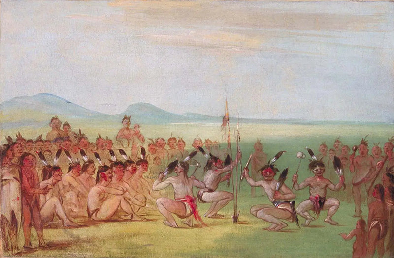 Örnens dans, Choctaw - George Catlin