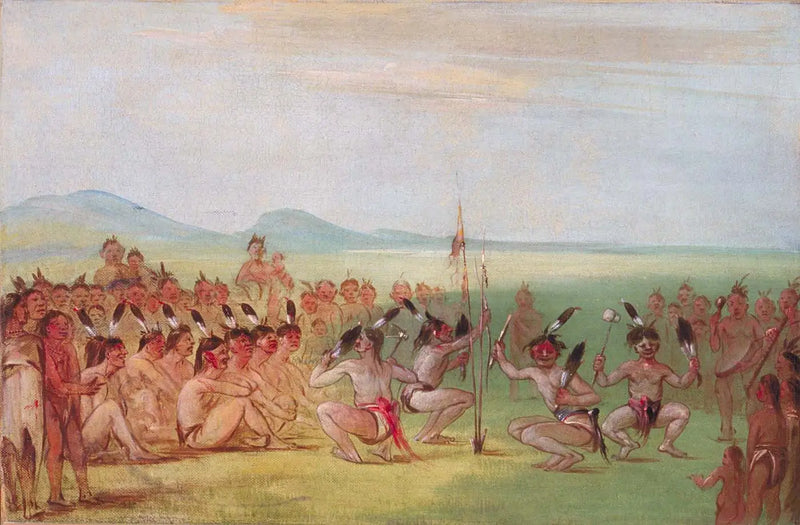 Örnens dans, Choctaw - George Catlin