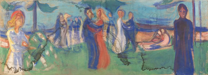 Dansa vid havet - Edvard Munch