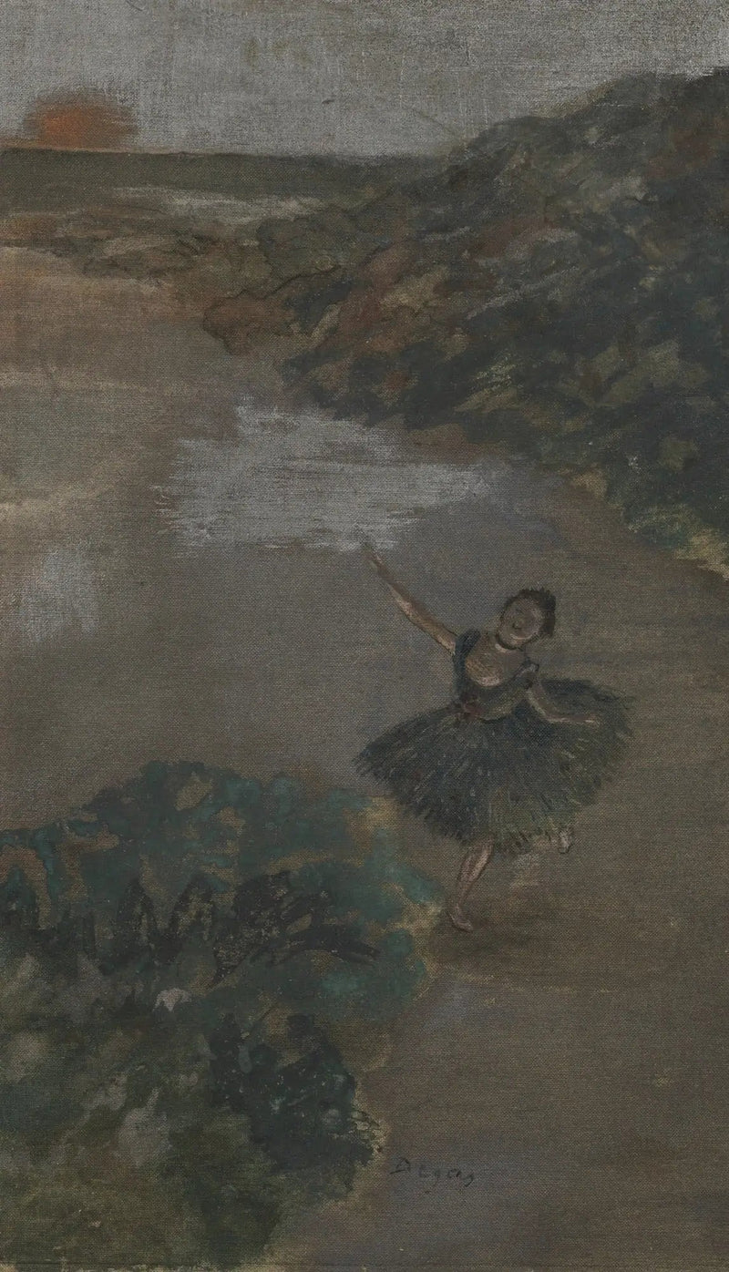 Dansare på scenen - Edgar Degas