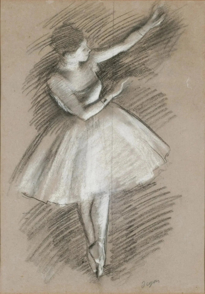dansare i vitt - Edgar Degas