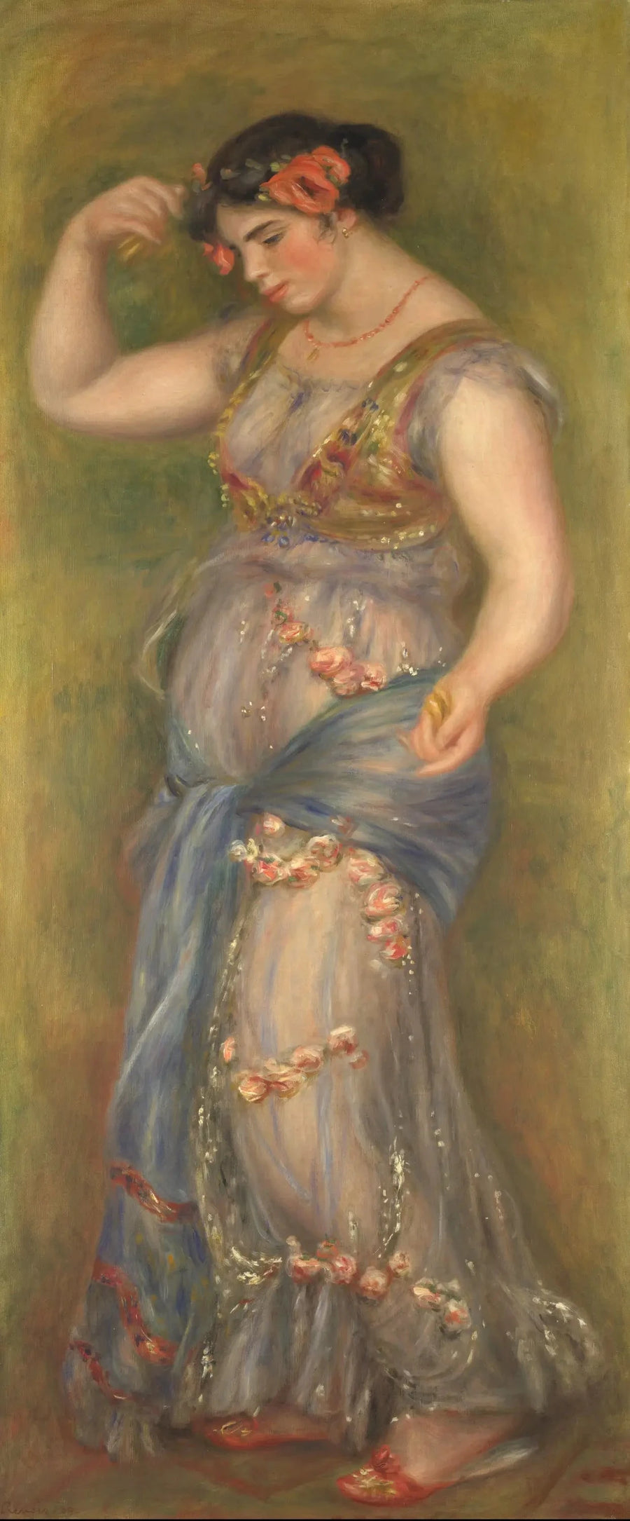 Dansare med kastanjetter - Pierre-Auguste Renoir