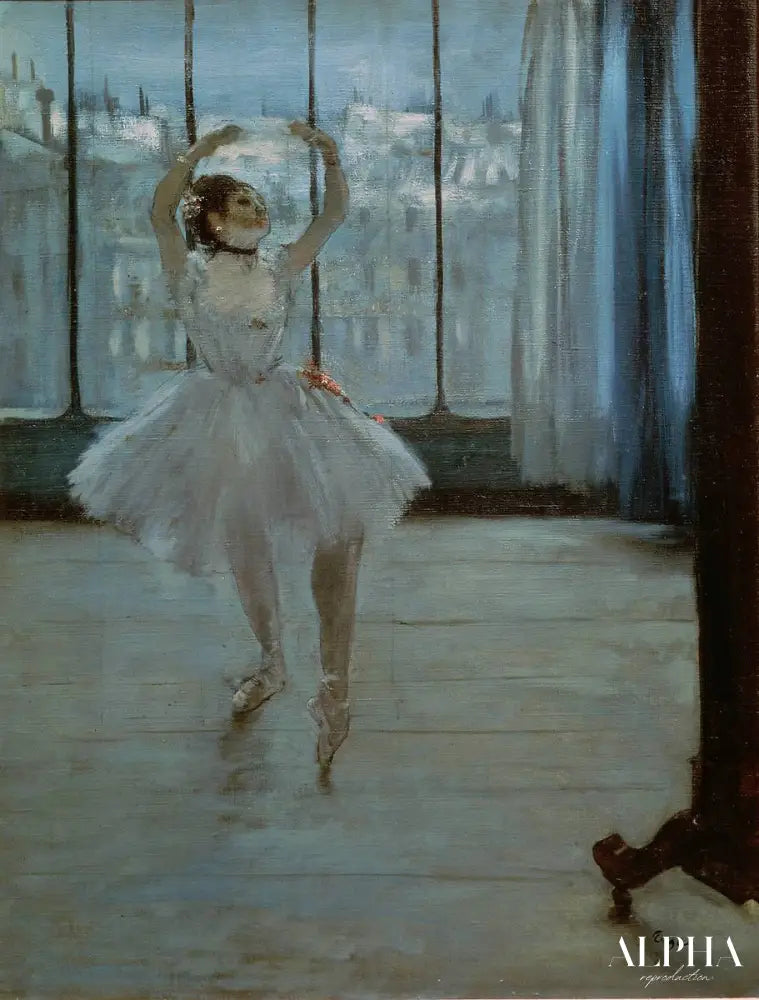 Danseuse devant une fenêtre - Edgar Degas - Reproductions de tableaux et peintures haut de gamme