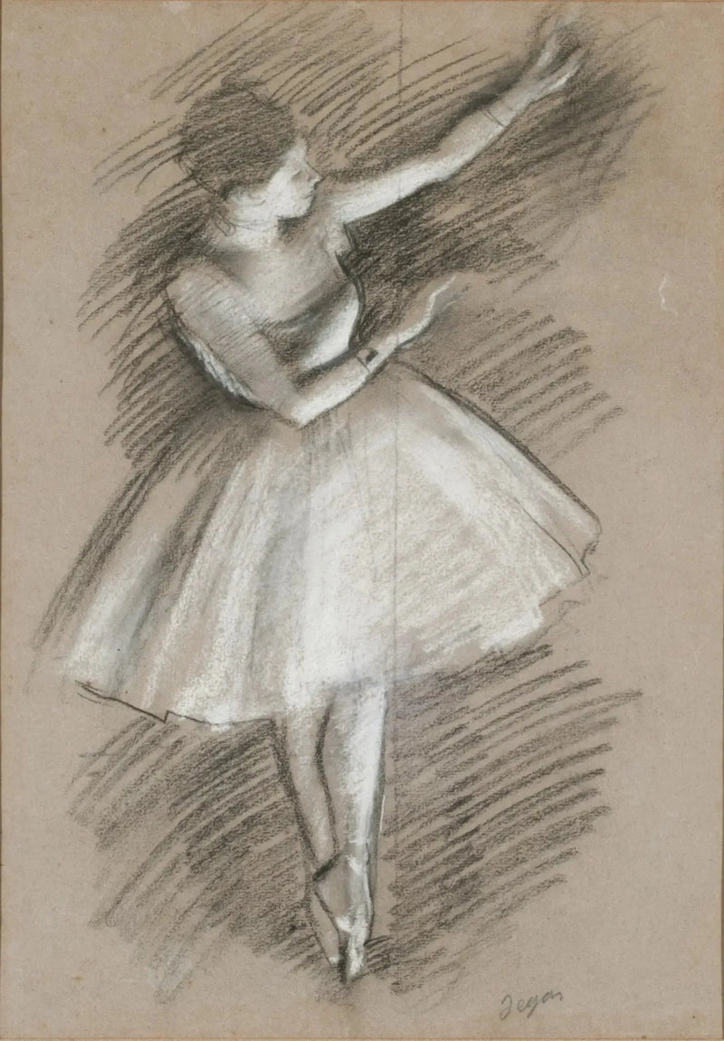 dansare i vitt - Edgar Degas