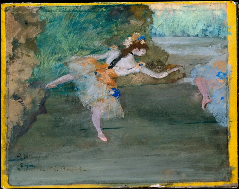 Dansare på scenen - Edgar Degas