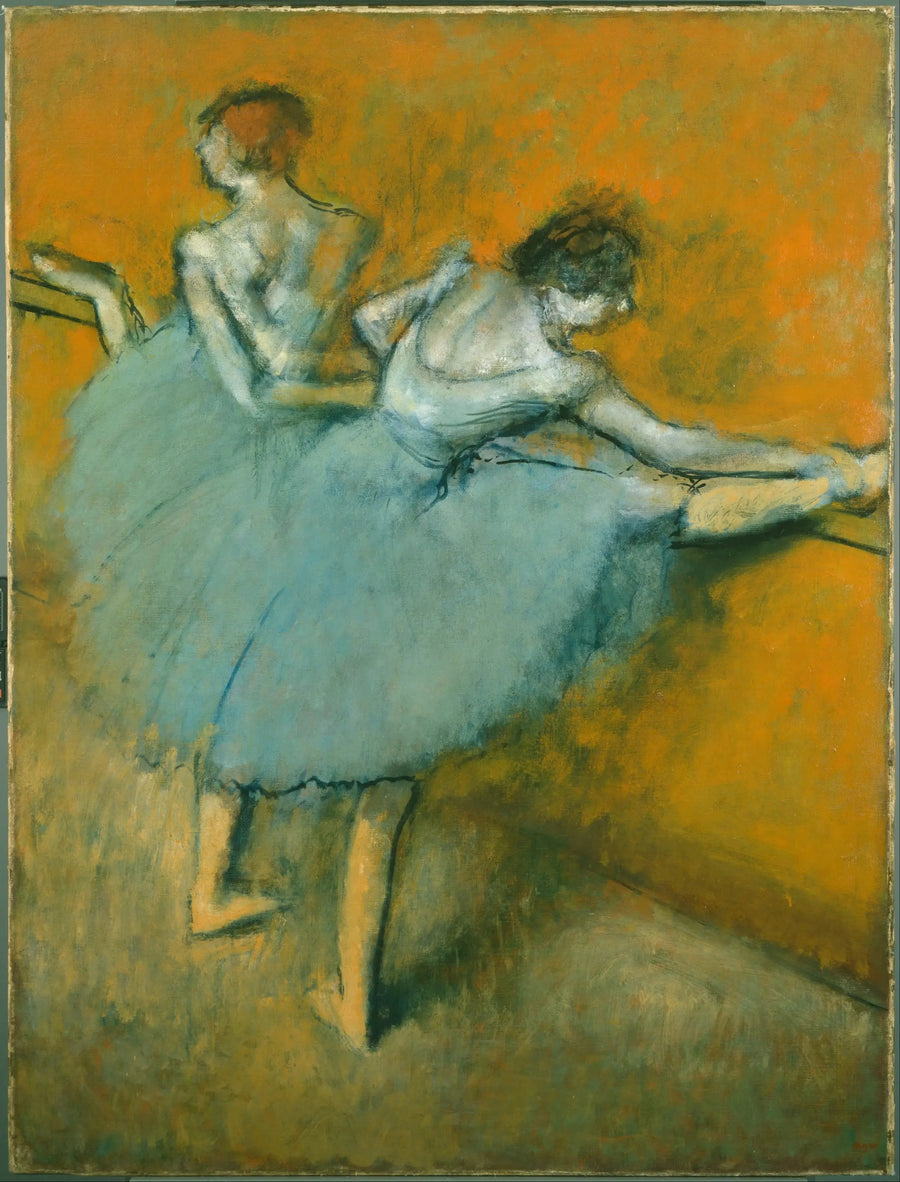 Dansande vid stången - Edgar Degas
