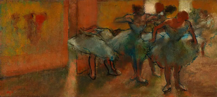 Dansande kvinnor i hemmet - Edgar Degas