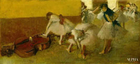 Danseuses dans la chambre verte - Edgar Degas - Reproductions de tableaux et peintures haut de gamme