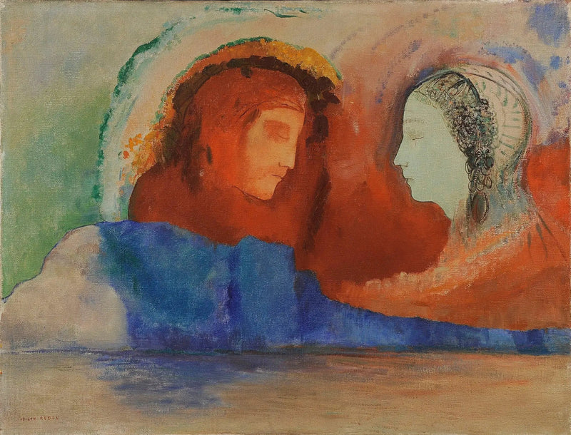Dante och Beatrice - Odilon Redon
