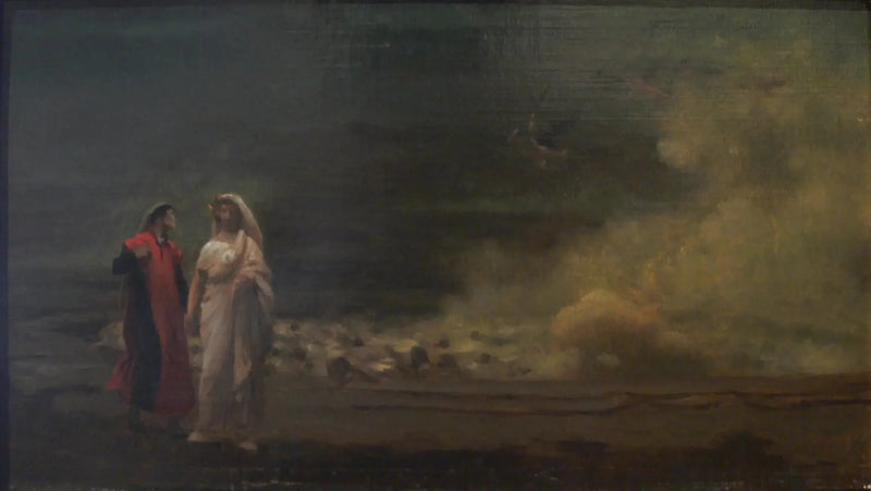 Dante och Vergilius i Helvetet - Jean-Léon Gérôme