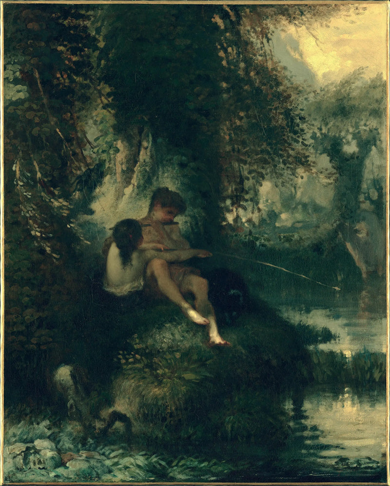 Daphnis och Chloé - Jean-François Millet