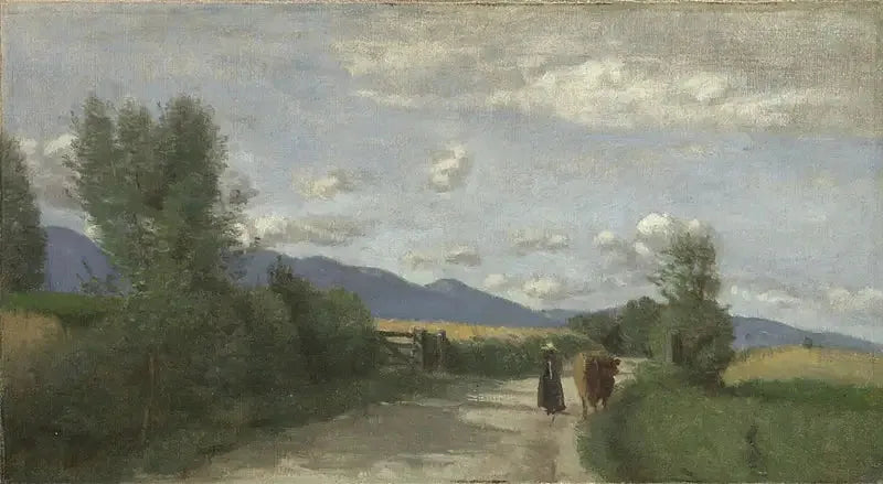 Dardagny, förmiddag - Jean-Baptiste Camille Corot