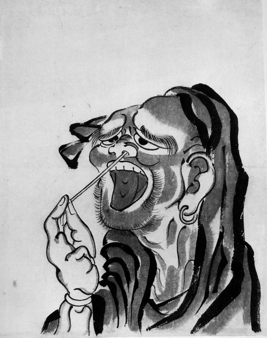 Daruma (buddhistisk helgon) - Hokusai