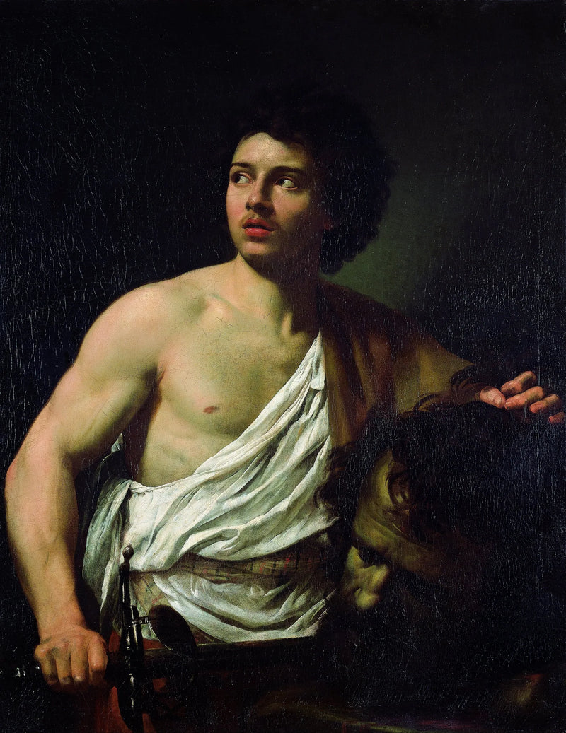 David med Goliaths huvud - Simon Vouet