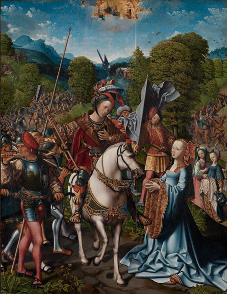 David och Abigail - Jacob Cornelisz van Oostsanen