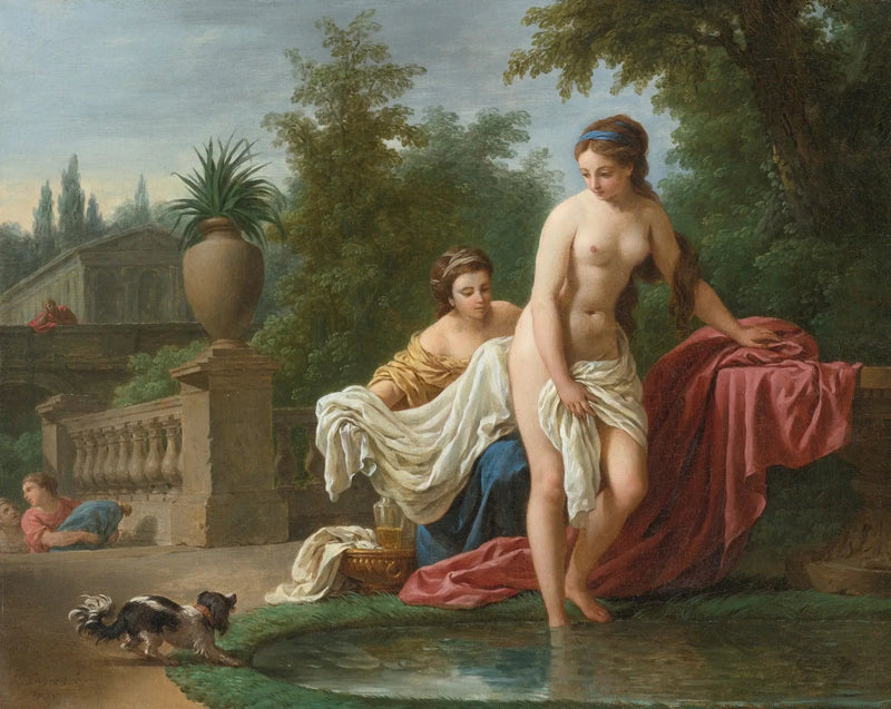 David och Batseba - Louis Jean François Lagrenée