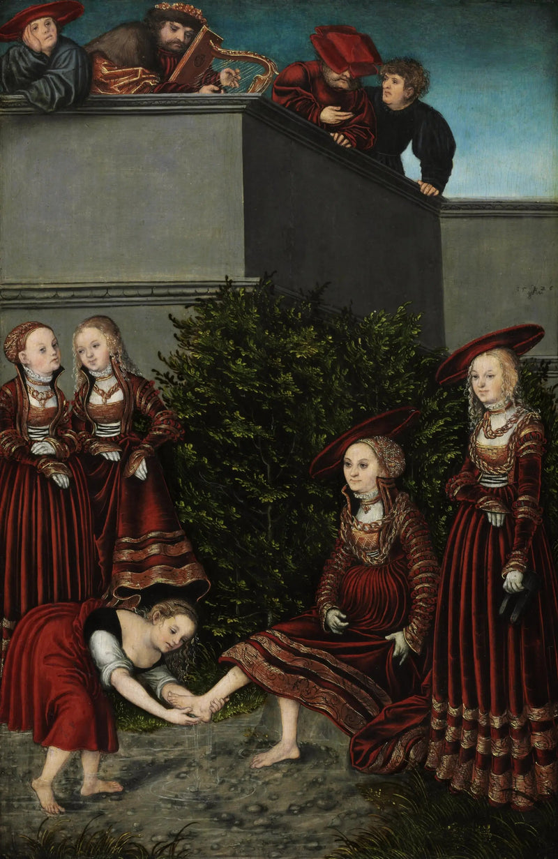 David och Batseba - Lucas Cranach den äldre