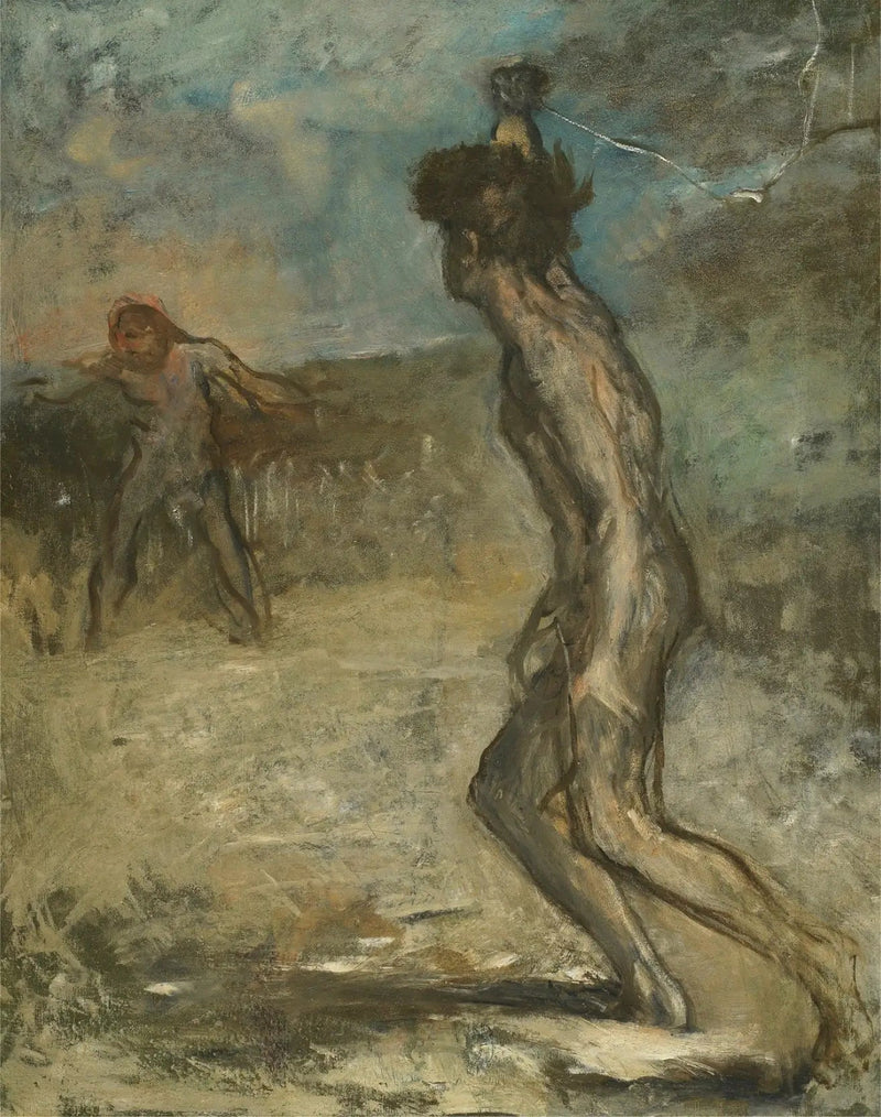 David och Goliat - Edgar Degas