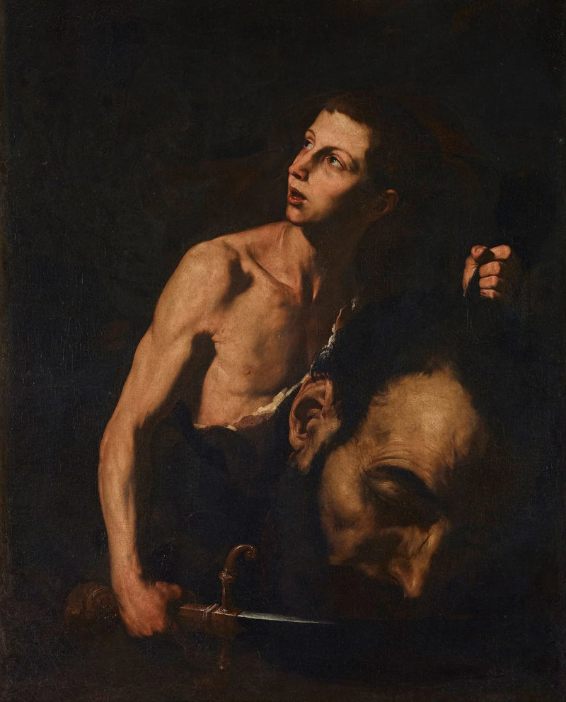 David och Goliat - Jusepe de Ribera