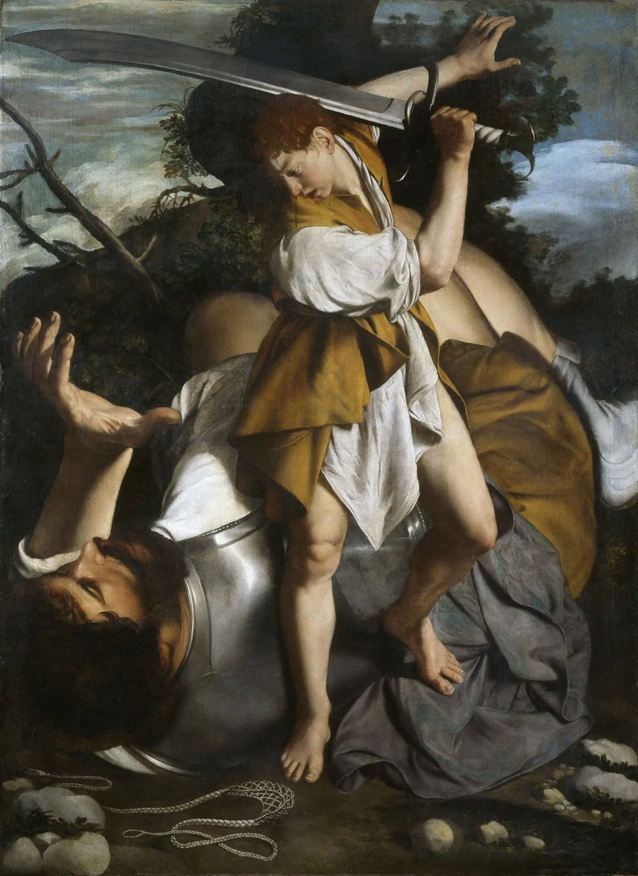 David och Goliat - Orazio Gentileschi