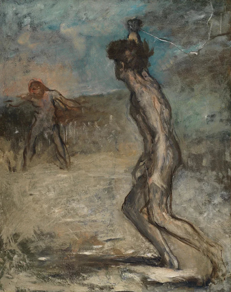 David och Goliat - Edgar Degas