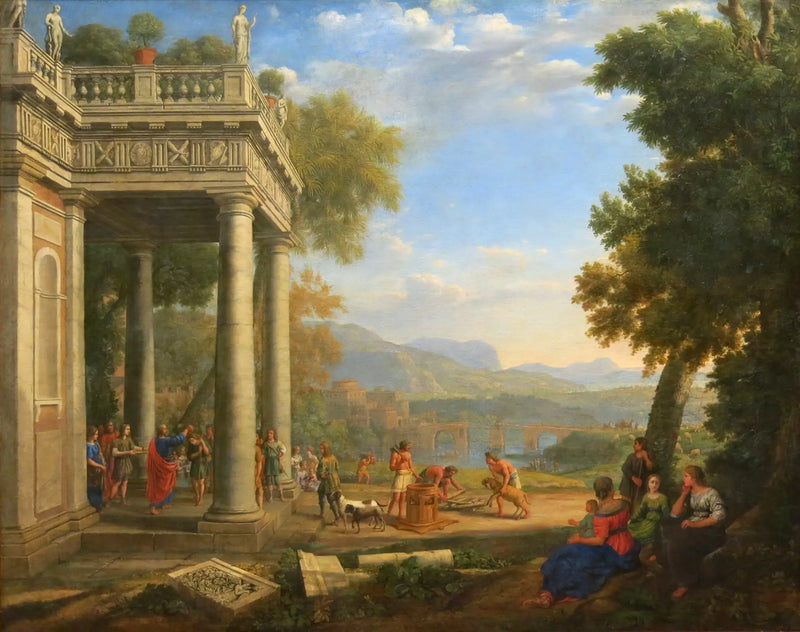 David helig kung av Samuel - Claude Lorrain
