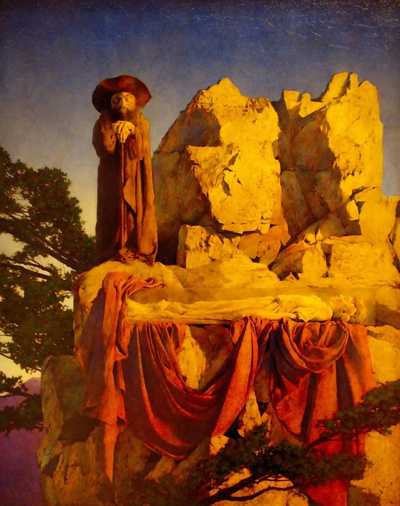 Från Snövit-historien - Maxfield Parrish