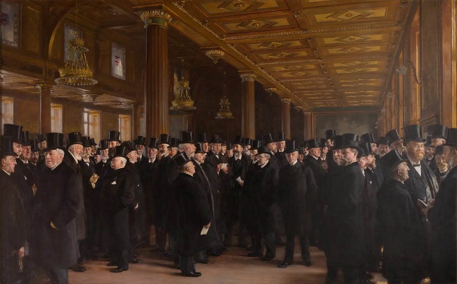 Från Köpenhamns Börs - Peder Severin Krøyer