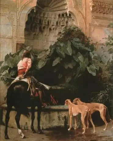 Tillbaka från jakten - Jean-Léon Gérôme