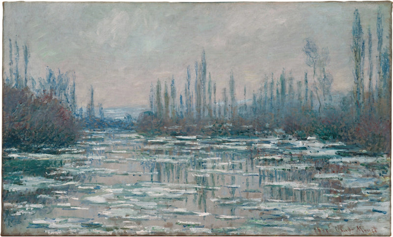 Debaclet på Seine W569 - Claude Monet